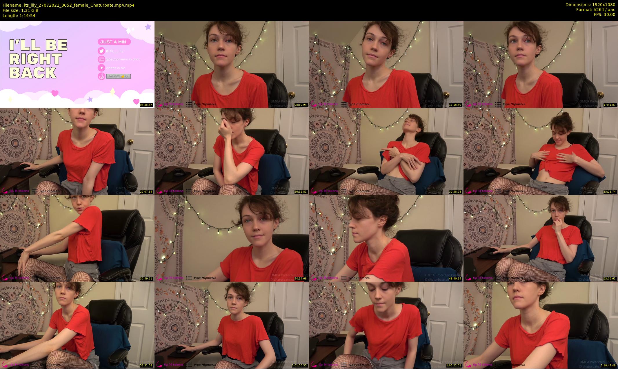 its_lily — 75 minute Chaturbate female cam show recording, 1080p, Jul 27, 2021