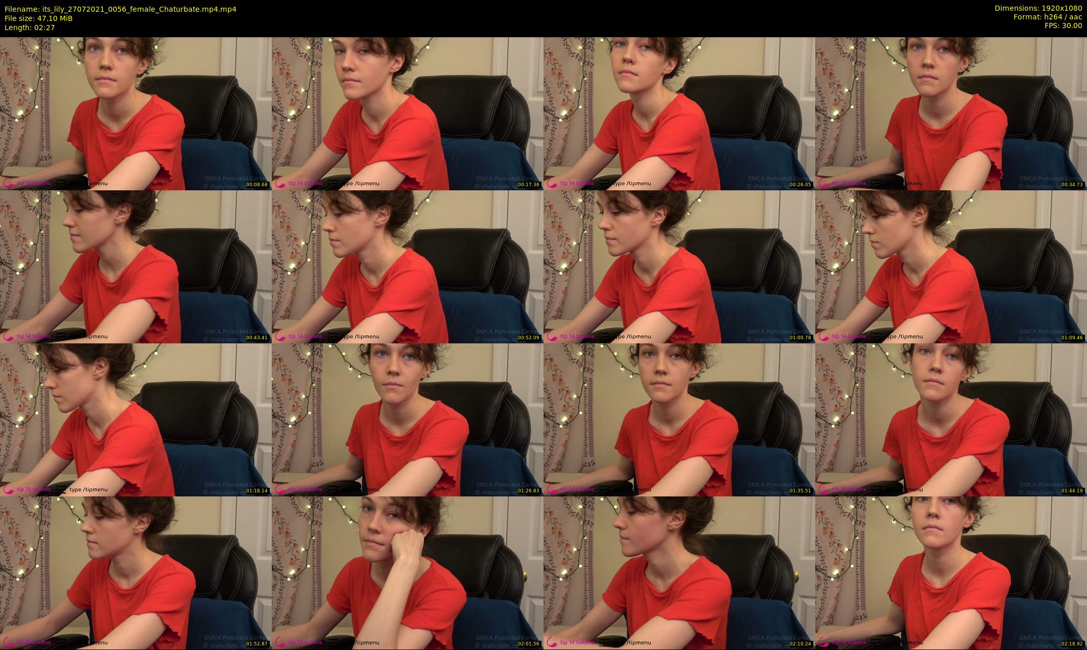 its_lily — 3 minute Chaturbate female cam show recording, 1080p, Jul 27, 2021