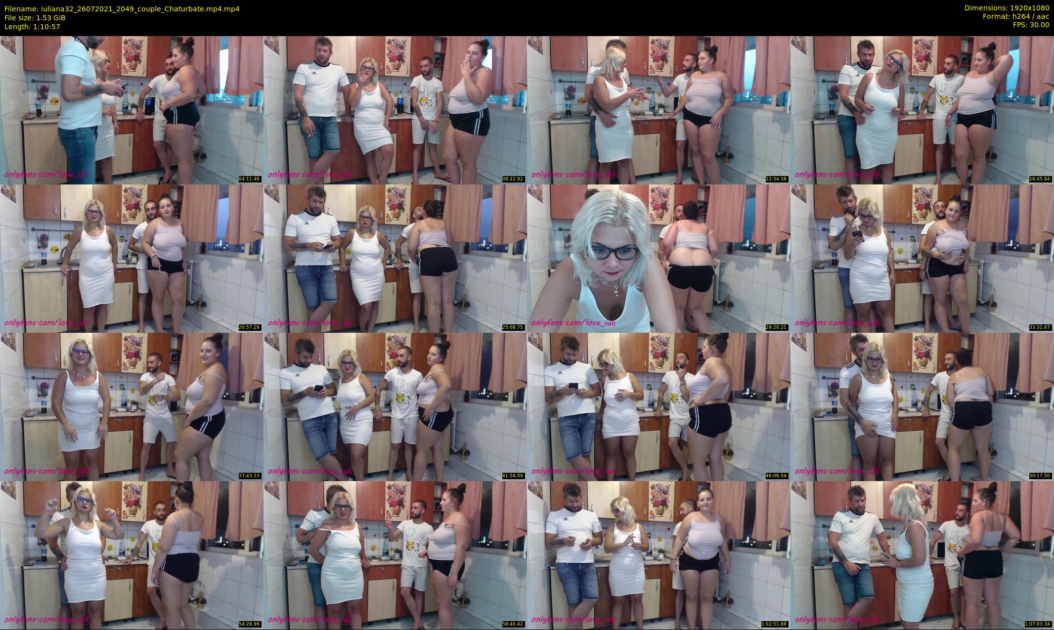 iuliana32 — 71 minute Chaturbate couple cam show recording, 1080p, Jul 26, 2021
