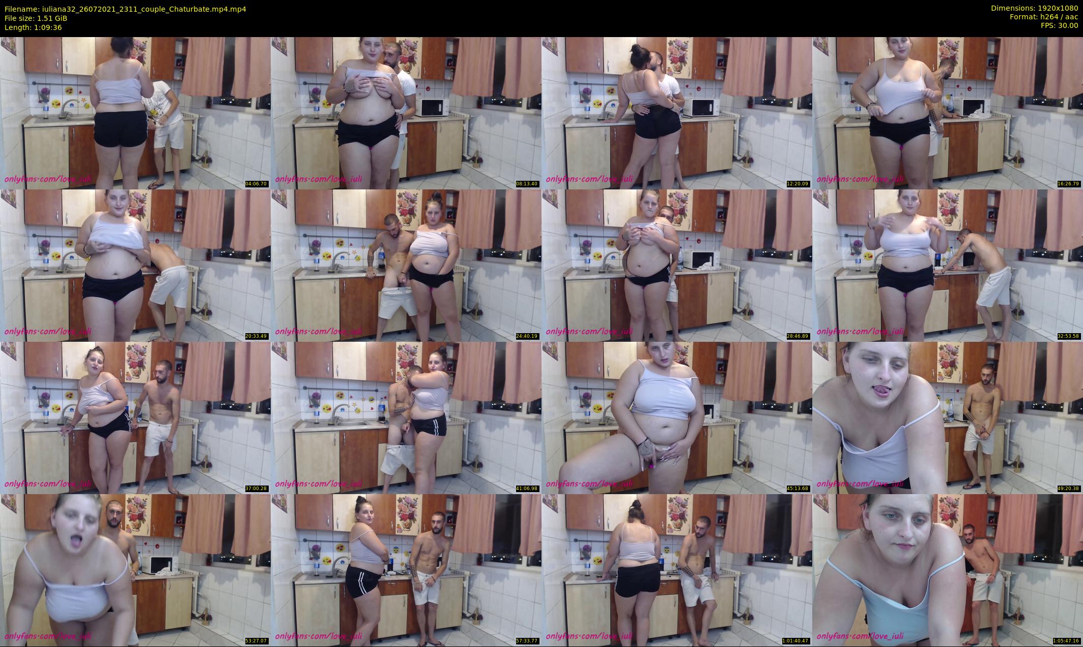 iuliana32 — 70 minute Chaturbate couple cam show recording, 1080p, Jul 26, 2021