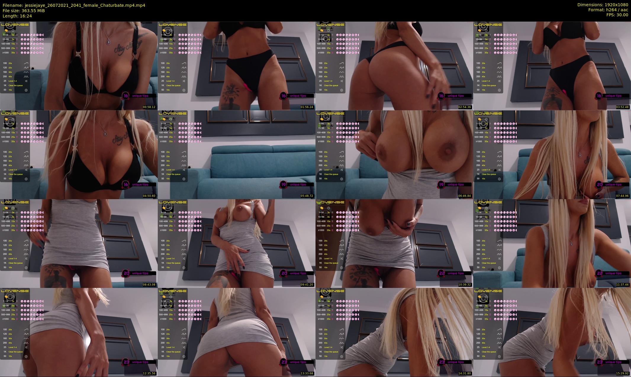 jessiejaye — 17 minute Chaturbate female cam show recording, 1080p, Jul 26, 2021