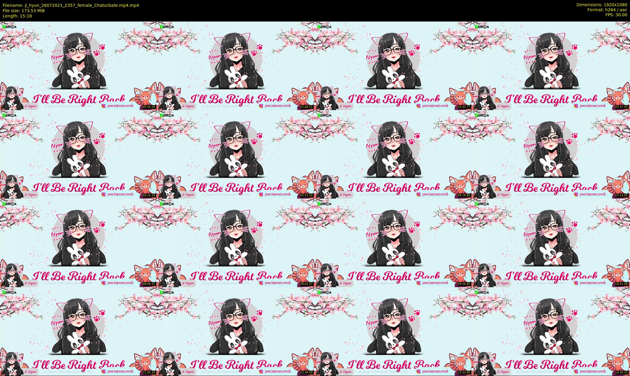 ji_hyun — 16 minute Chaturbate female cam show recording, 1080p, Jul 26, 2021
