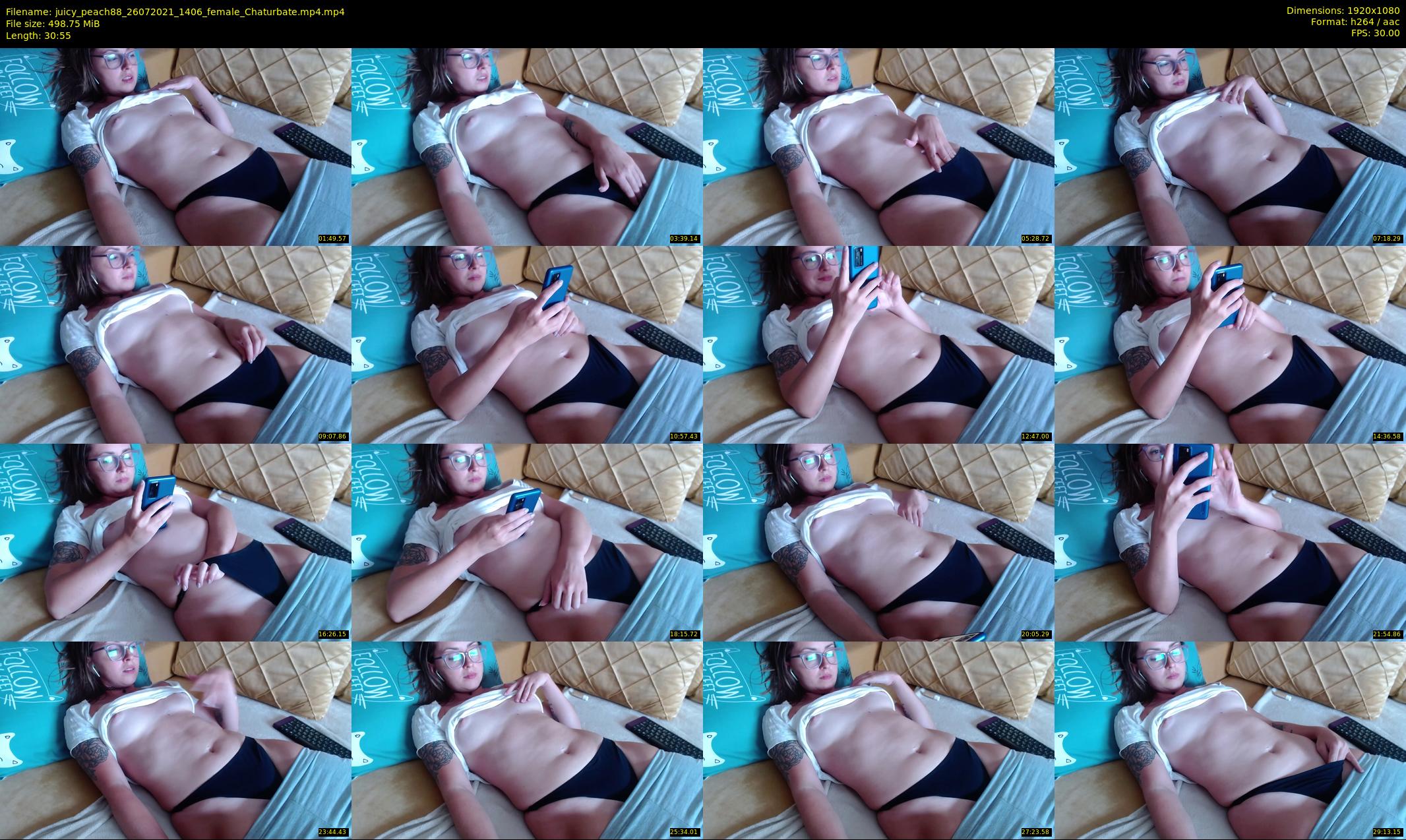 juicy_peach88 — 31 minute Chaturbate female cam show recording, 1080p, Jul 26, 2021