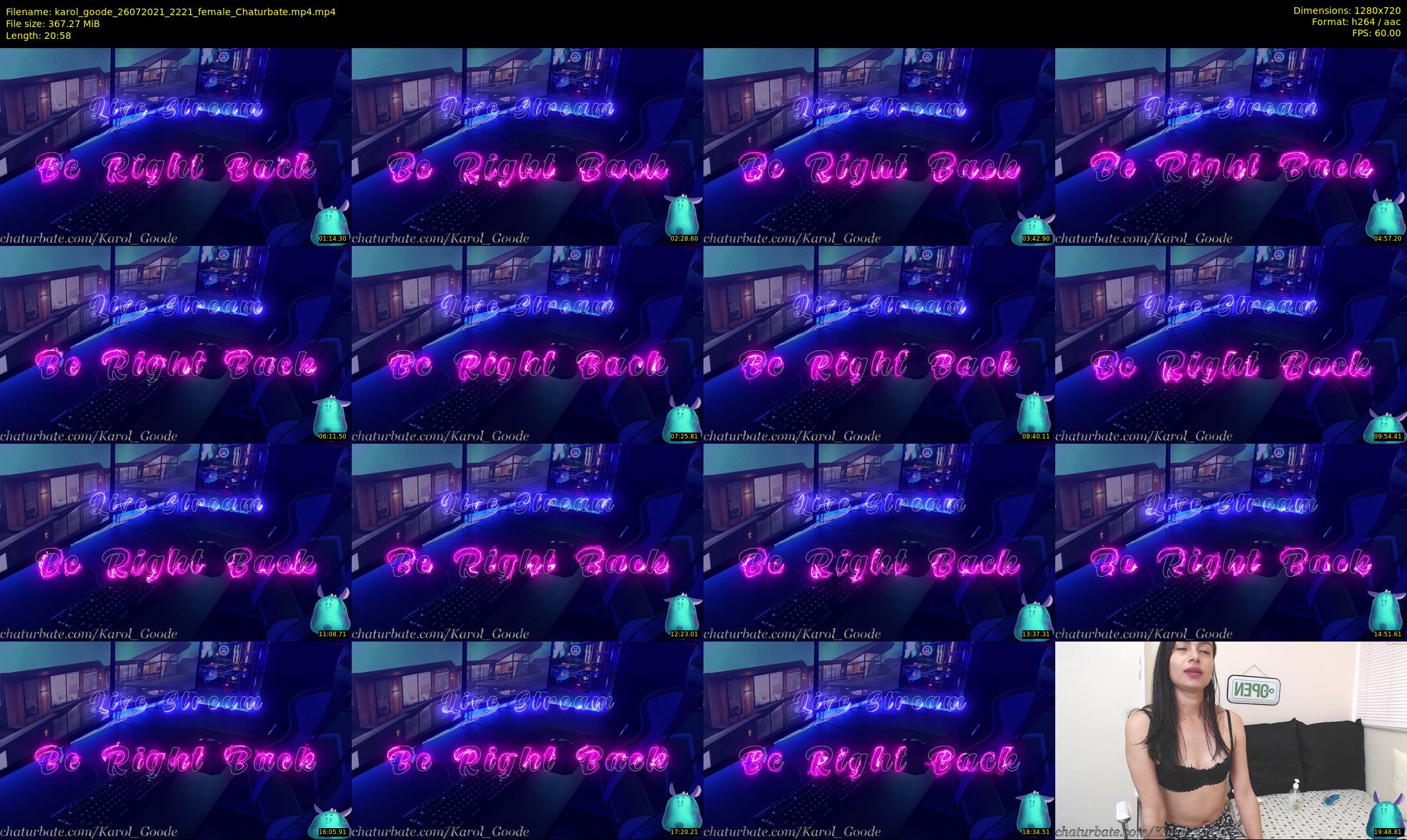 karol_goode — 21 minute Chaturbate female cam show recording, 720p, Jul 26, 2021
