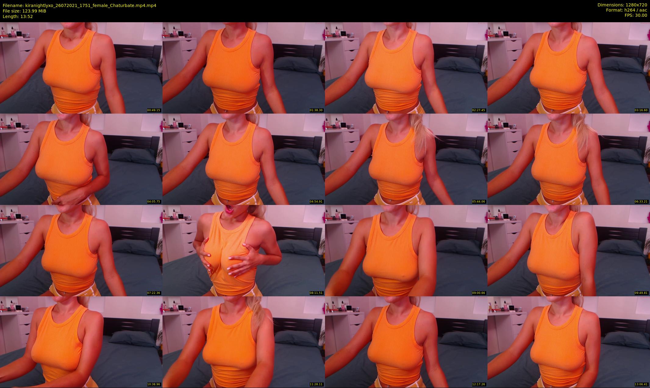 kiranightlyxo — 14 minute Chaturbate female cam show recording, 720p, Jul 26, 2021