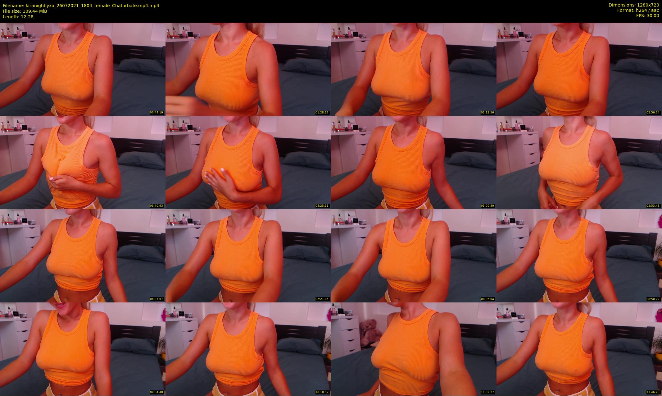 kiranightlyxo — 13 minute Chaturbate female cam show recording, 720p, Jul 26, 2021