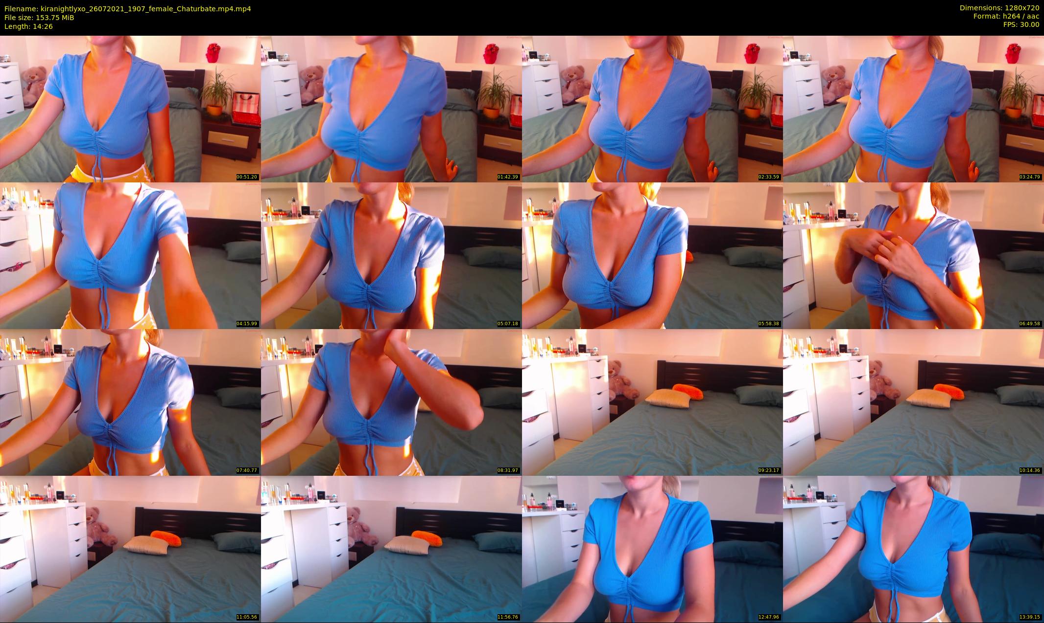 kiranightlyxo — 15 minute Chaturbate female cam show recording, 720p, Jul 26, 2021