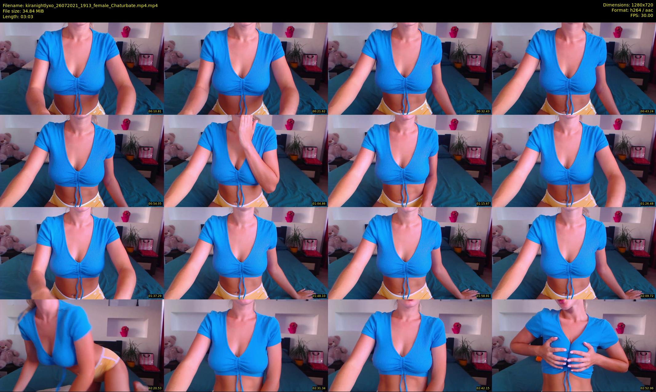 kiranightlyxo — 4 minute Chaturbate female cam show recording, 720p, Jul 26, 2021