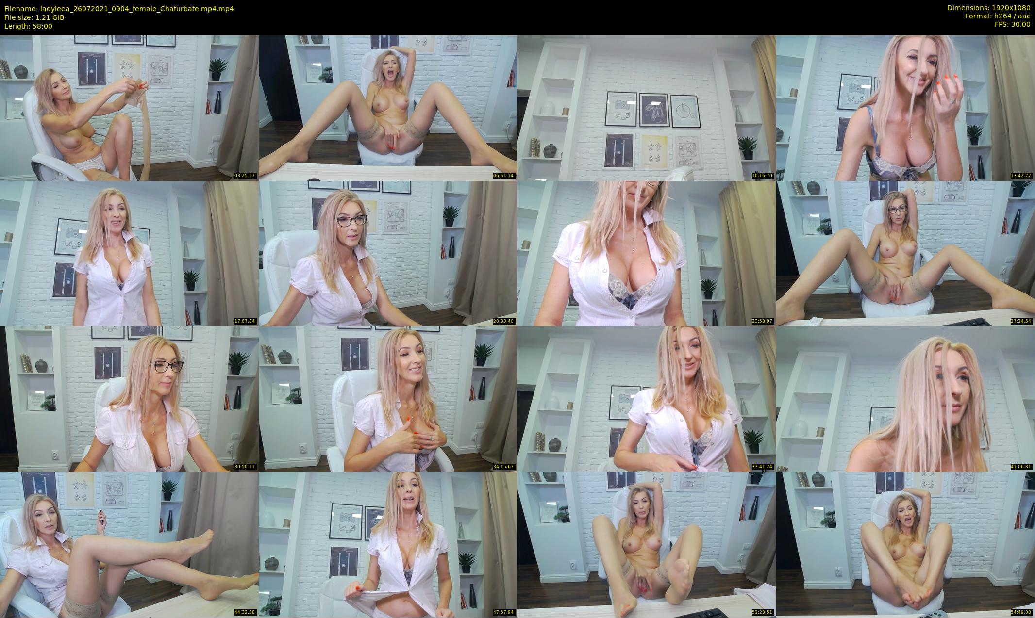 ladyleea — 58 minute Chaturbate female cam show recording, 1080p, Jul 26, 2021