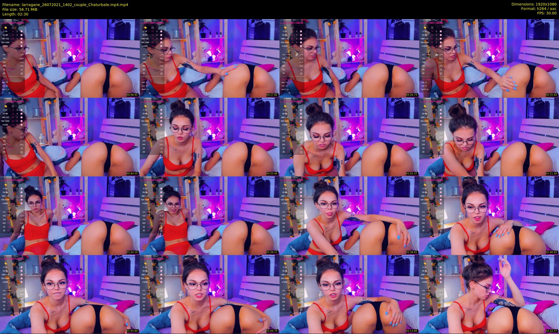 larragane — 3 minute Chaturbate couple cam show recording, 1080p, Jul 26, 2021