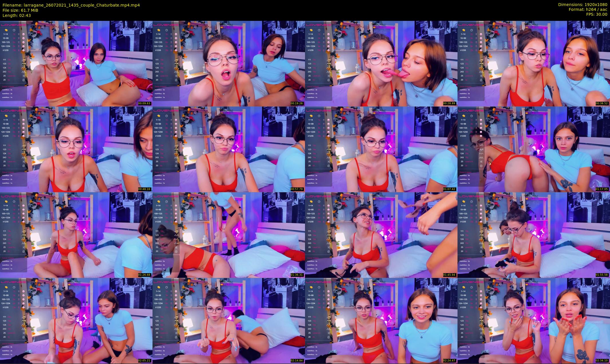 larragane — 3 minute Chaturbate couple cam show recording, 1080p, Jul 26, 2021