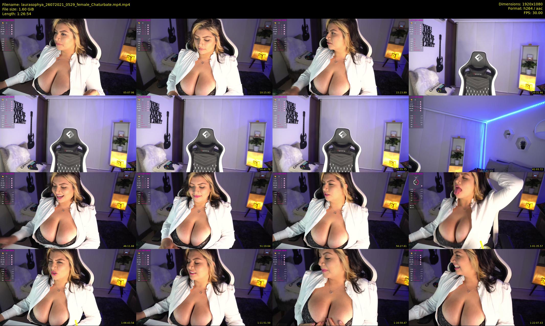 laurasophya — 87 minute Chaturbate female cam show recording, 1080p, Jul 26, 2021