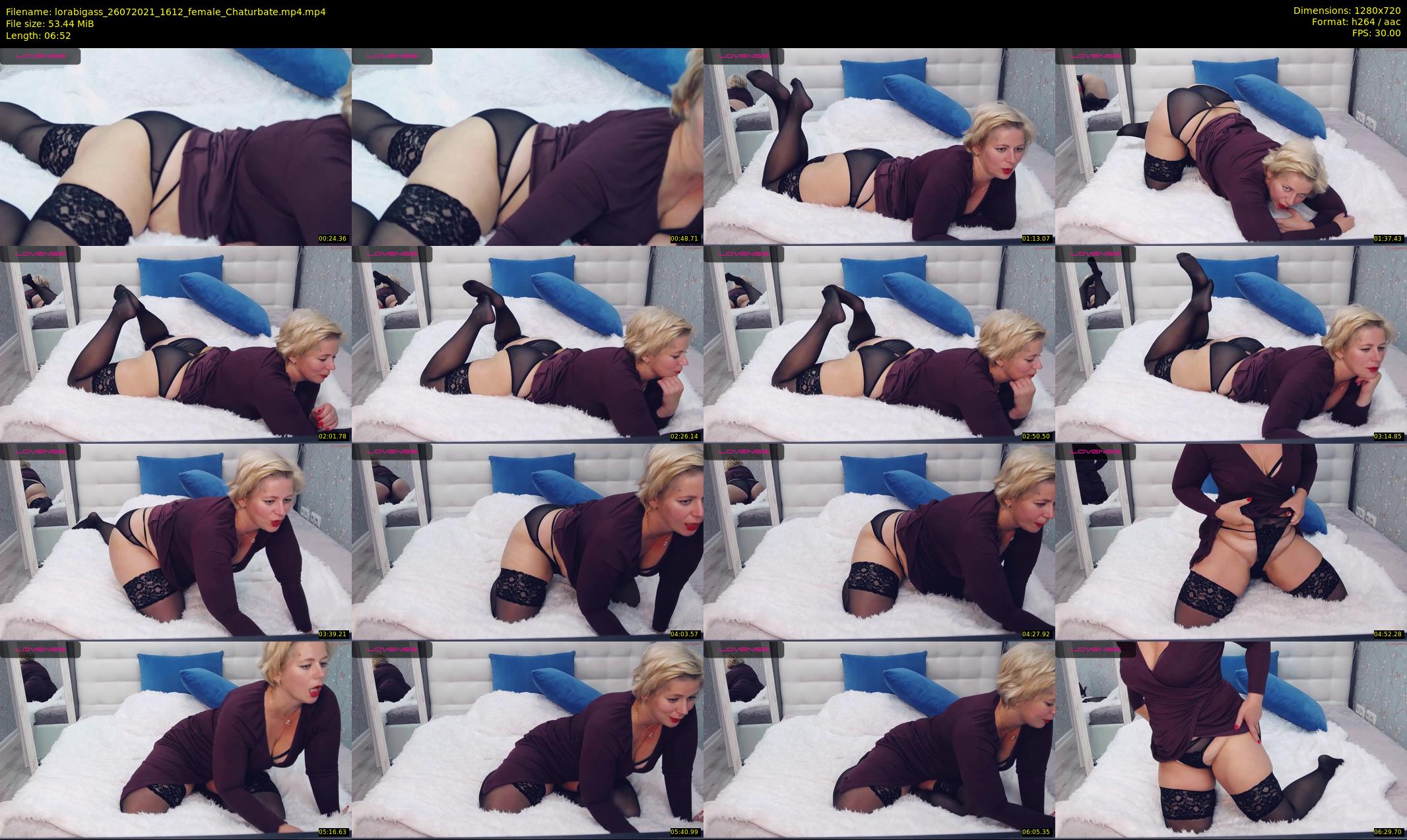 lorabigass — 7 minute Chaturbate female cam show recording, 720p, Jul 26, 2021