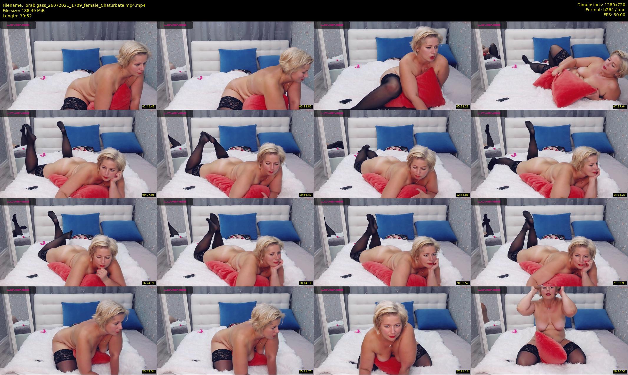 lorabigass — 31 minute Chaturbate female cam show recording, 720p, Jul 26, 2021