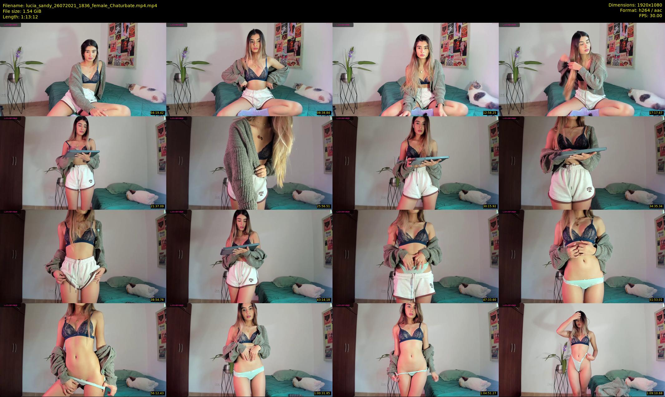 lucia_sandy — 74 minute Chaturbate female cam show recording, 1080p, Jul 26, 2021