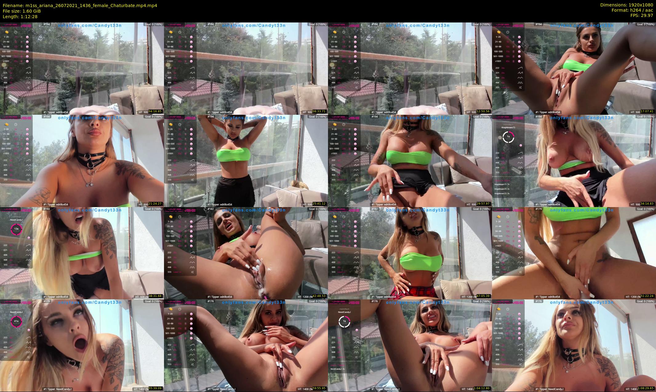 m1ss_ariana — 73 minute Chaturbate female cam show recording, 1080p, Jul 26, 2021
