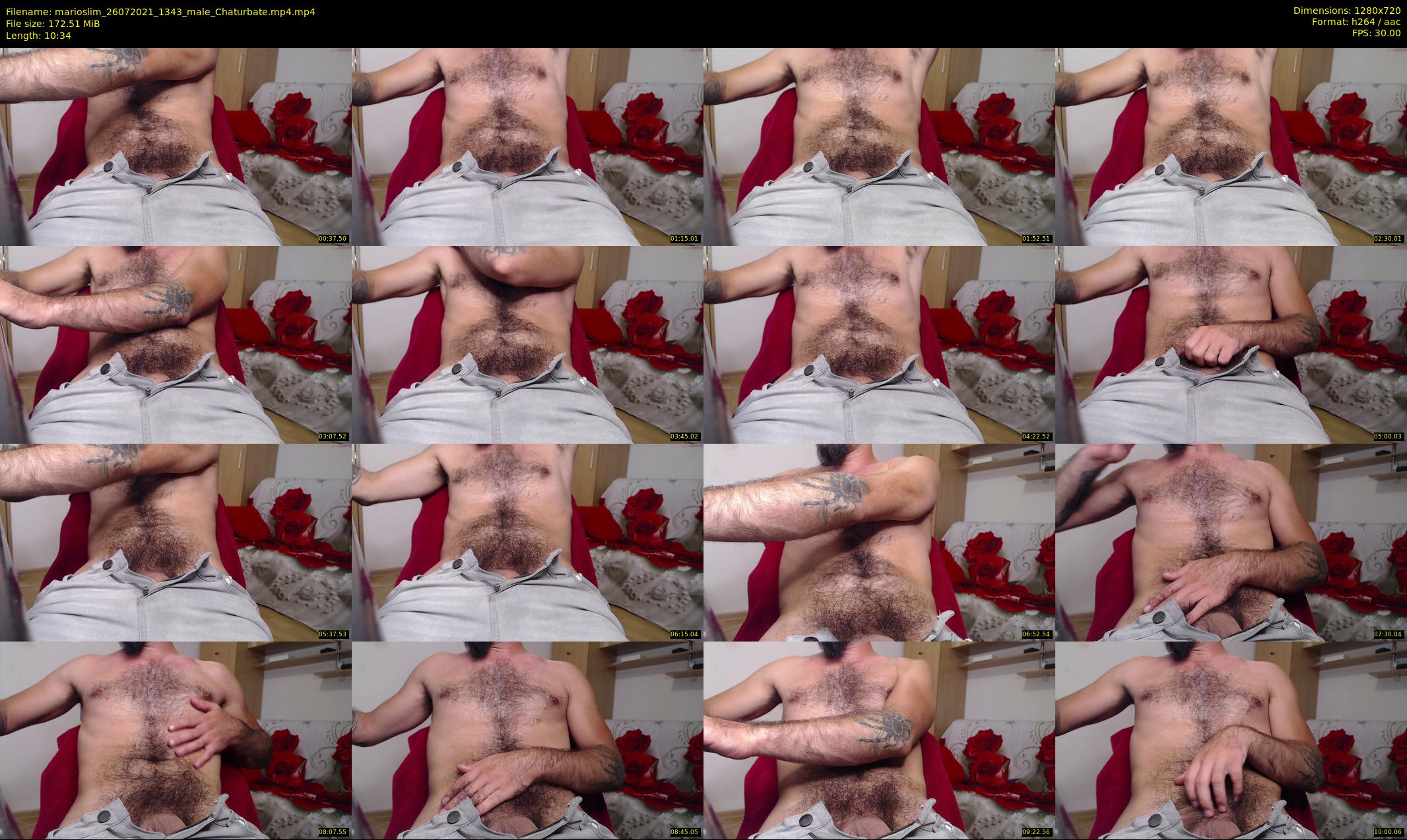 marioslim — 11 minute Chaturbate male cam show recording, 720p, Jul 26, 2021
