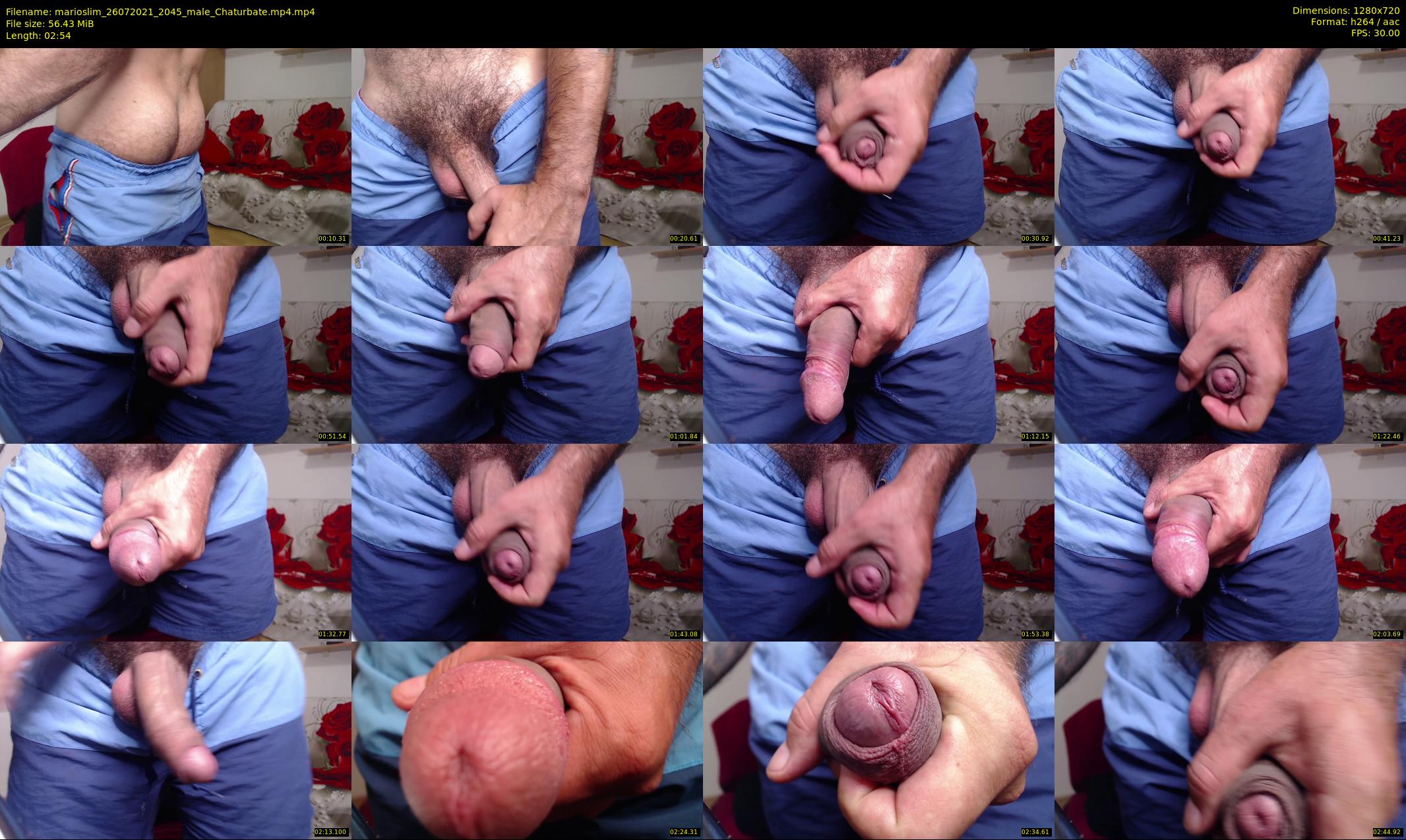 marioslim — 3 minute Chaturbate male cam show recording, 720p, Jul 26, 2021