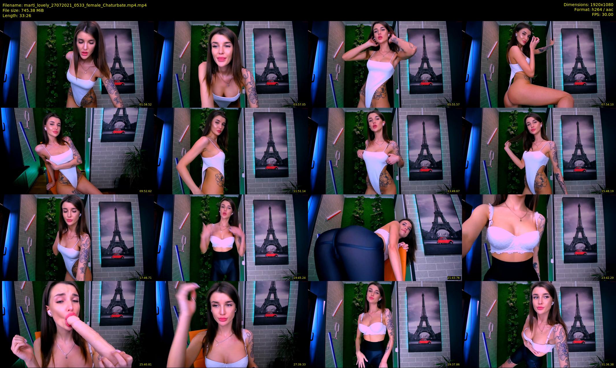 marti_lovely — 34 minute Chaturbate female cam show recording, 1080p, Jul 27, 2021