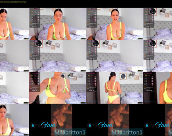milabritton1 — 55 minute Chaturbate female cam show recording, 720p, Jul 26, 2021
