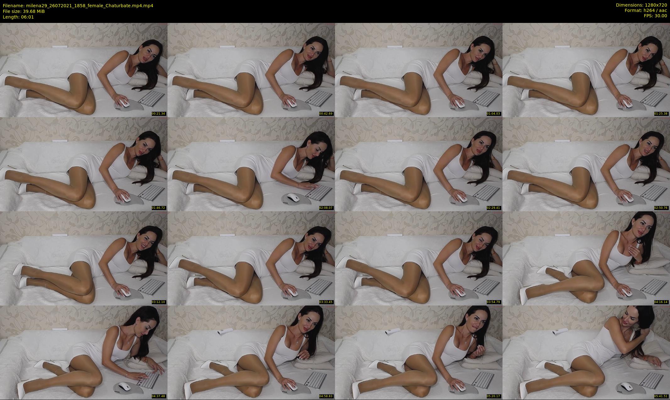 milena29 — 7 minute Chaturbate female cam show recording, 720p, Jul 26, 2021