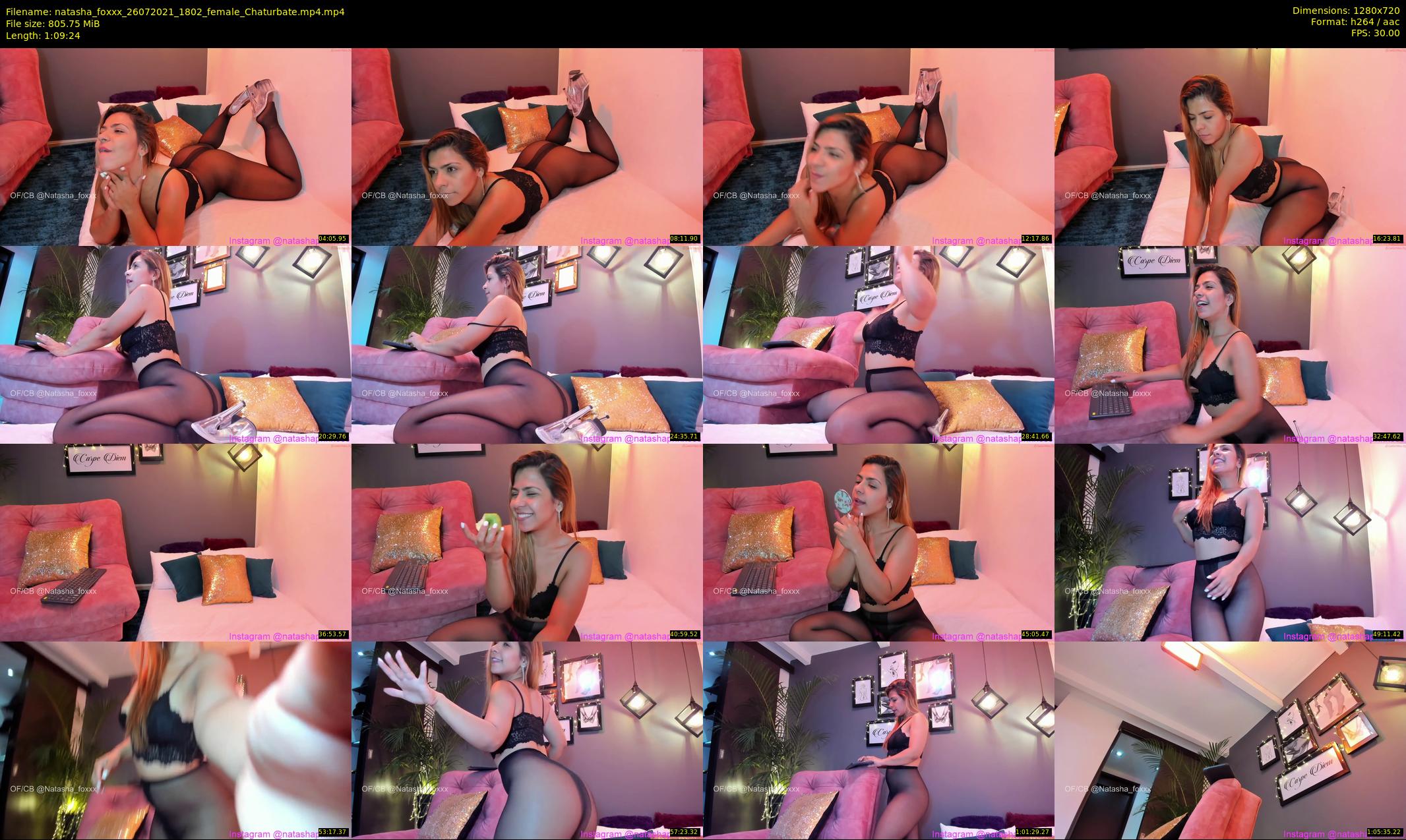 natasha_foxxx — 70 minute Chaturbate female cam show recording, 720p, Jul 26, 2021
