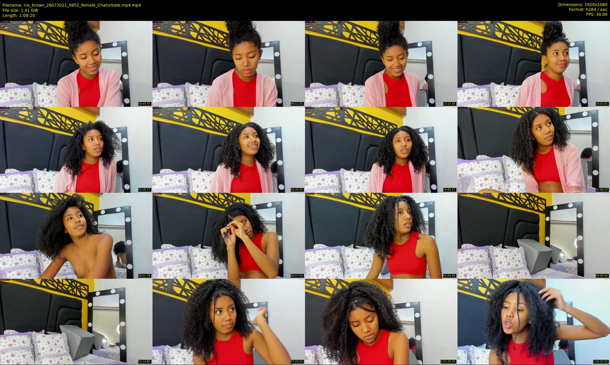 nix_brown — 70 minute Chaturbate female cam show recording, 1080p, Jul 26, 2021