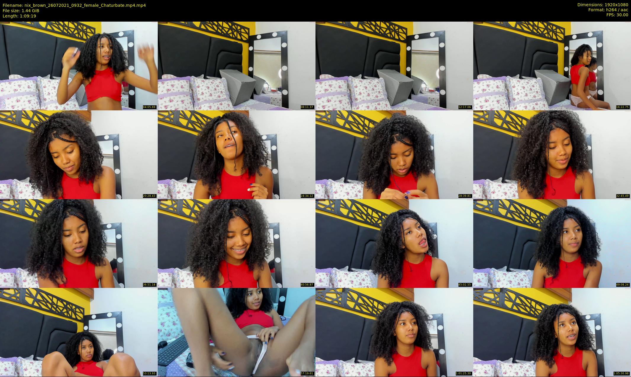 nix_brown — 70 minute Chaturbate female cam show recording, 1080p, Jul 26, 2021