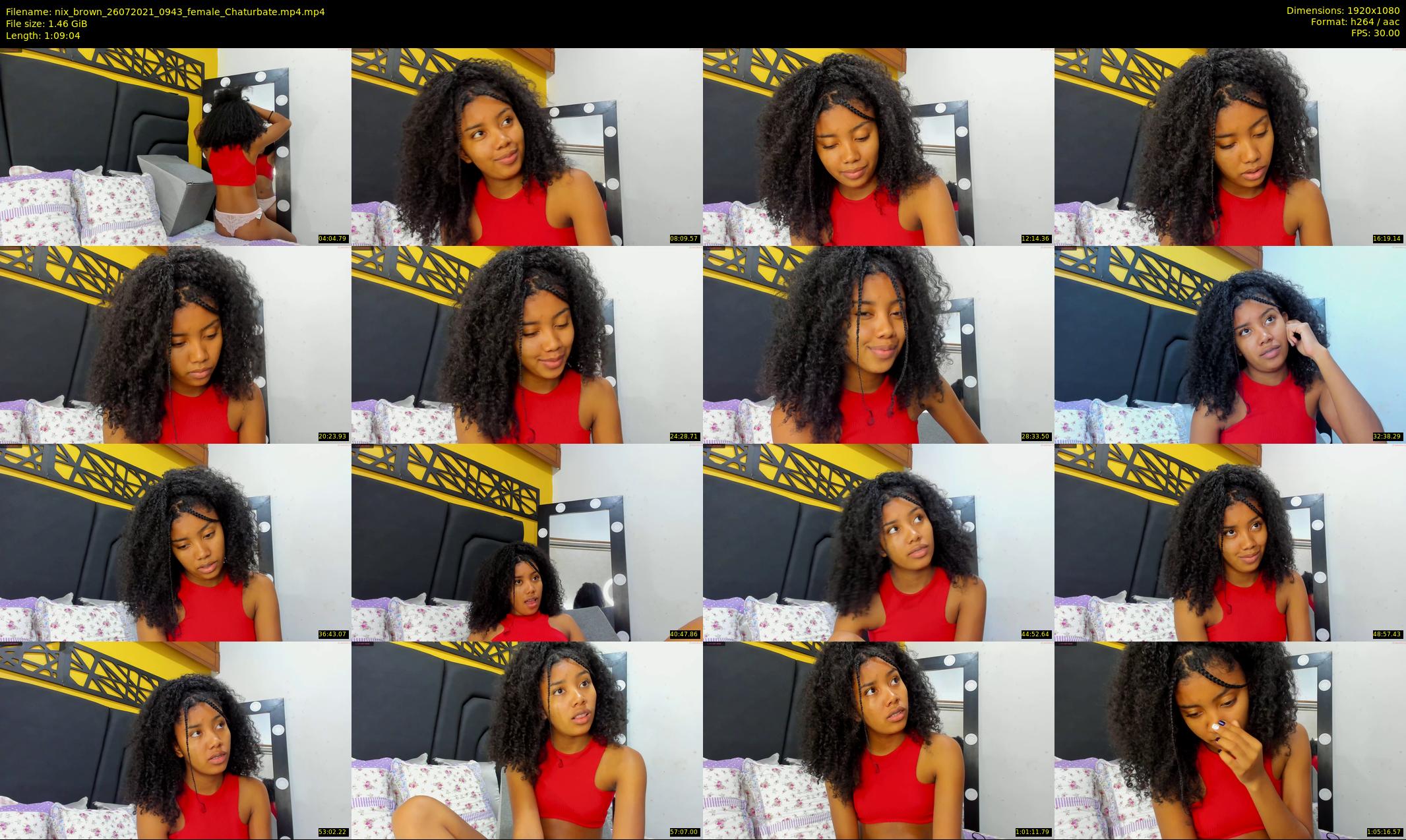 nix_brown — 70 minute Chaturbate female cam show recording, 1080p, Jul 26, 2021