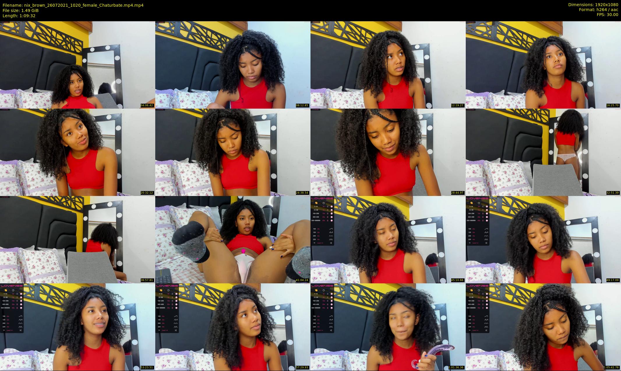 nix_brown — 70 minute Chaturbate female cam show recording, 1080p, Jul 26, 2021