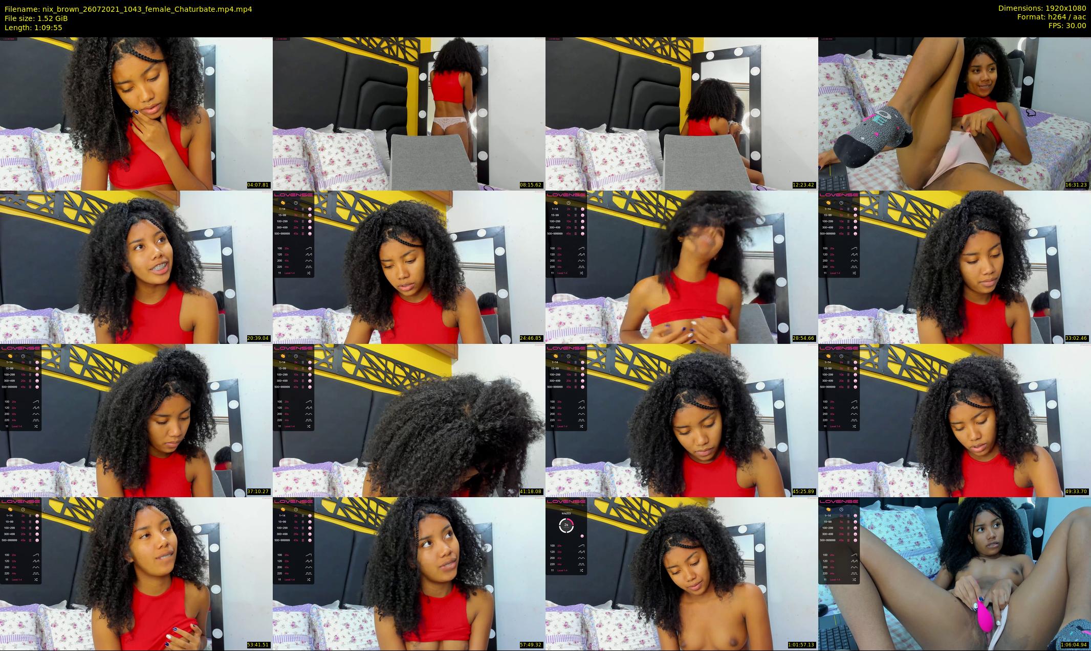 nix_brown — 70 minute Chaturbate female cam show recording, 1080p, Jul 26, 2021