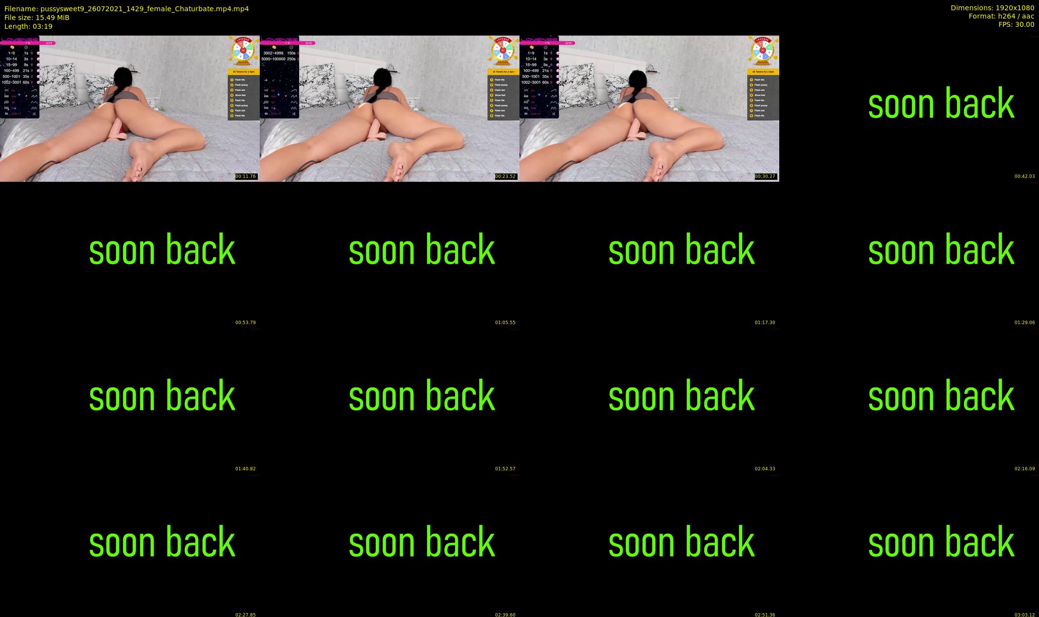 pussysweet9 — 4 minute Chaturbate female cam show recording, 1080p, Jul 26, 2021