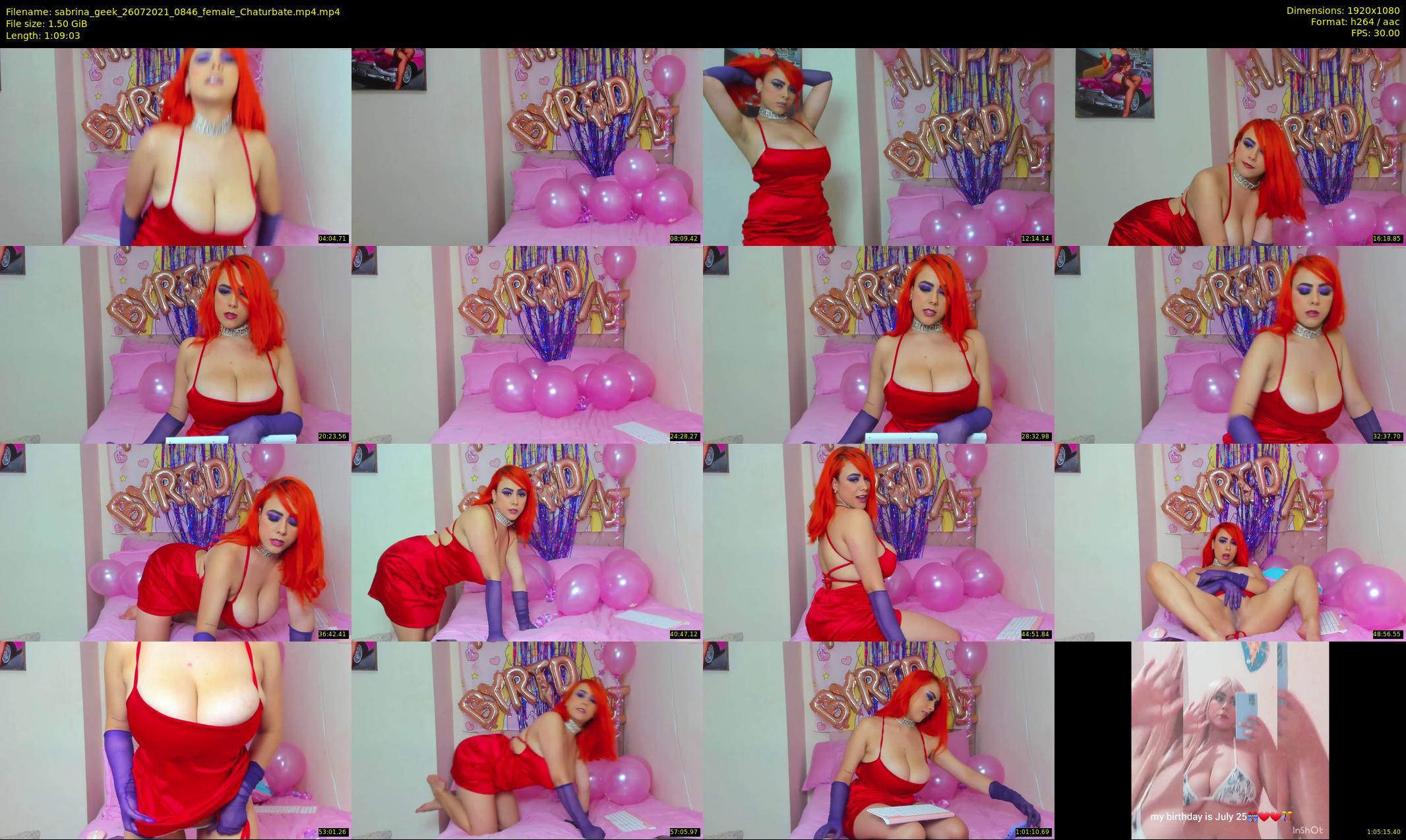sabrina_geek — 70 minute Chaturbate female cam show recording, 1080p, Jul 26, 2021