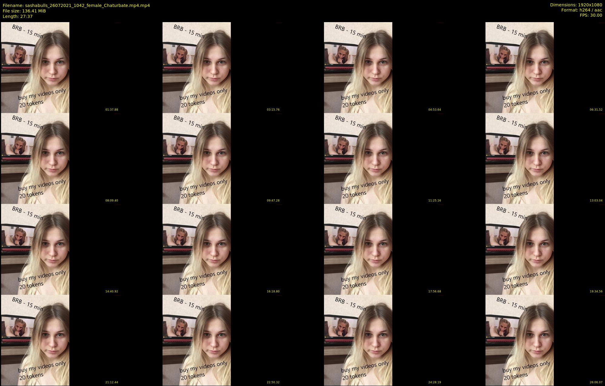 sashabulls — 28 minute Chaturbate couple cam show recording, 1080p, Jul 26, 2021