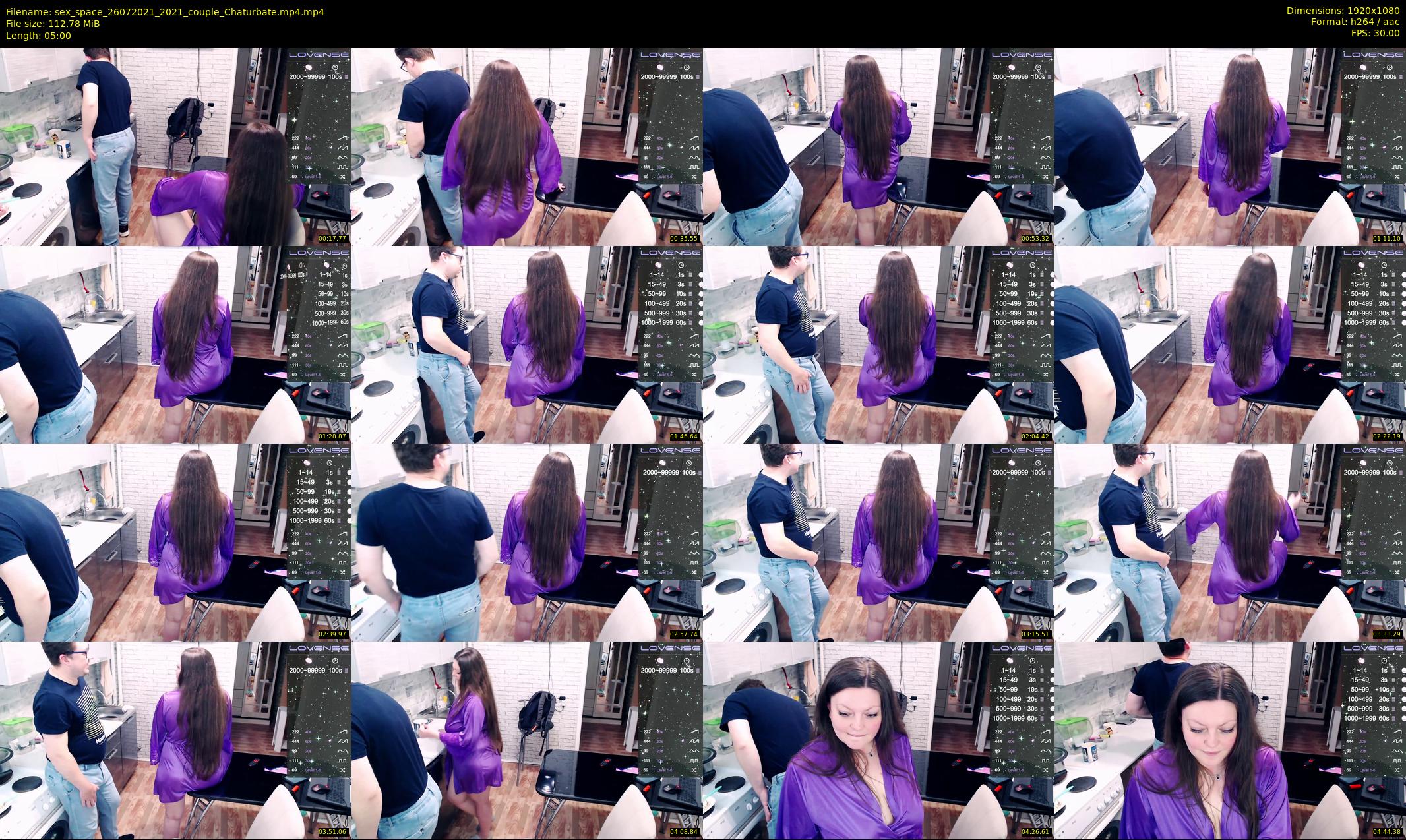 sex_space — 5 minute Chaturbate couple cam show recording, 1080p, Jul 26, 2021