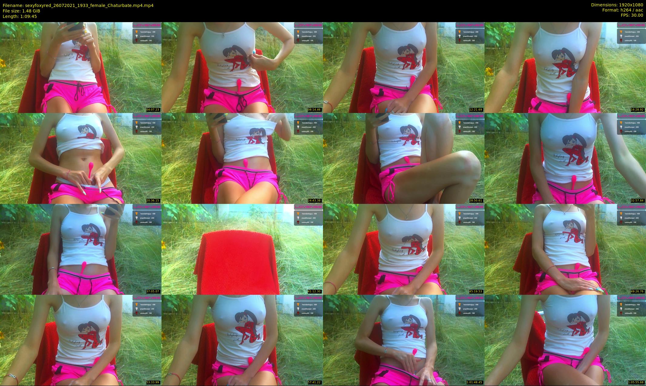 sexyfoxyred — 70 minute Chaturbate female cam show recording, 1080p, Jul 26, 2021