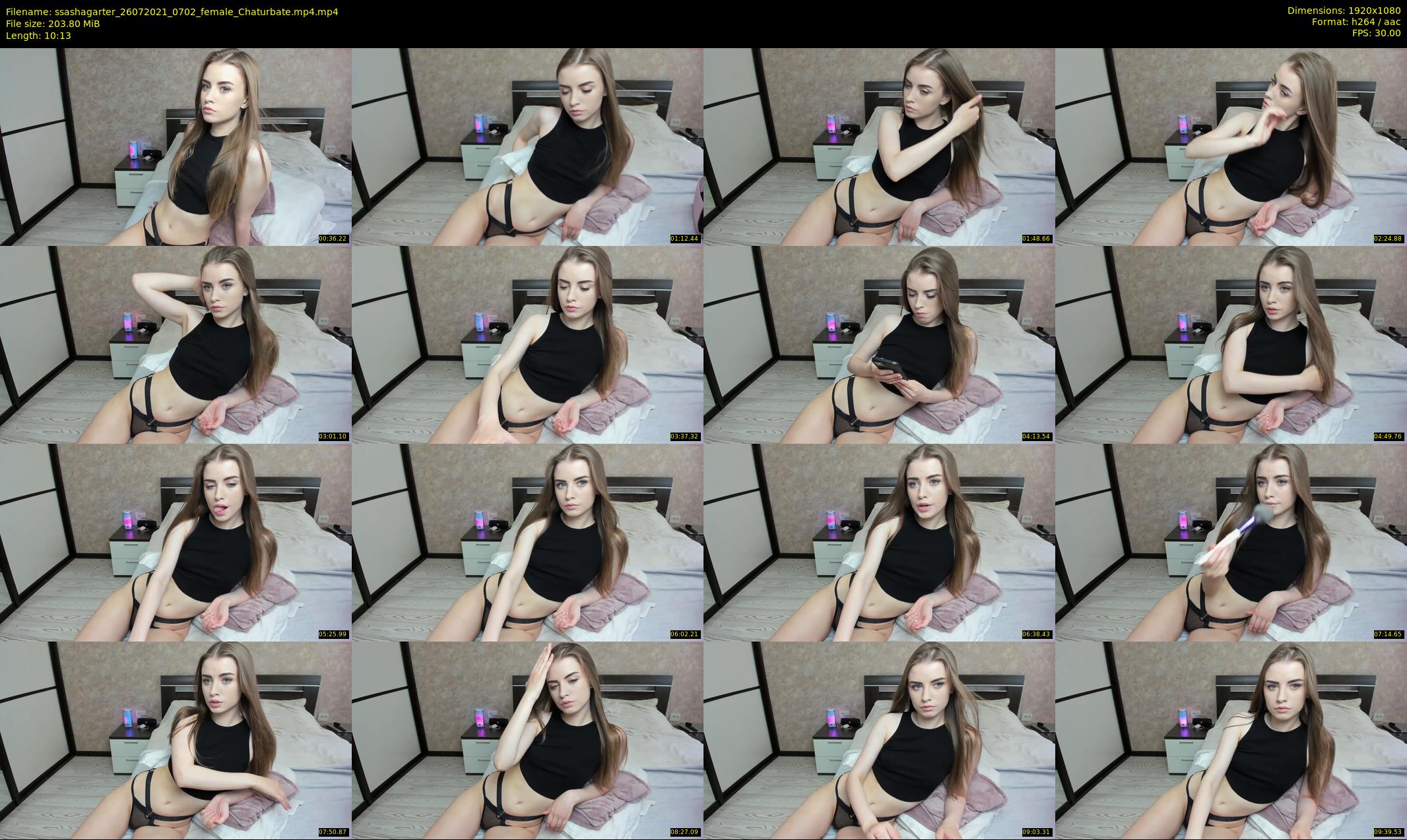 ssashagarter — 11 minute Chaturbate female cam show recording, 1080p, Jul 26, 2021