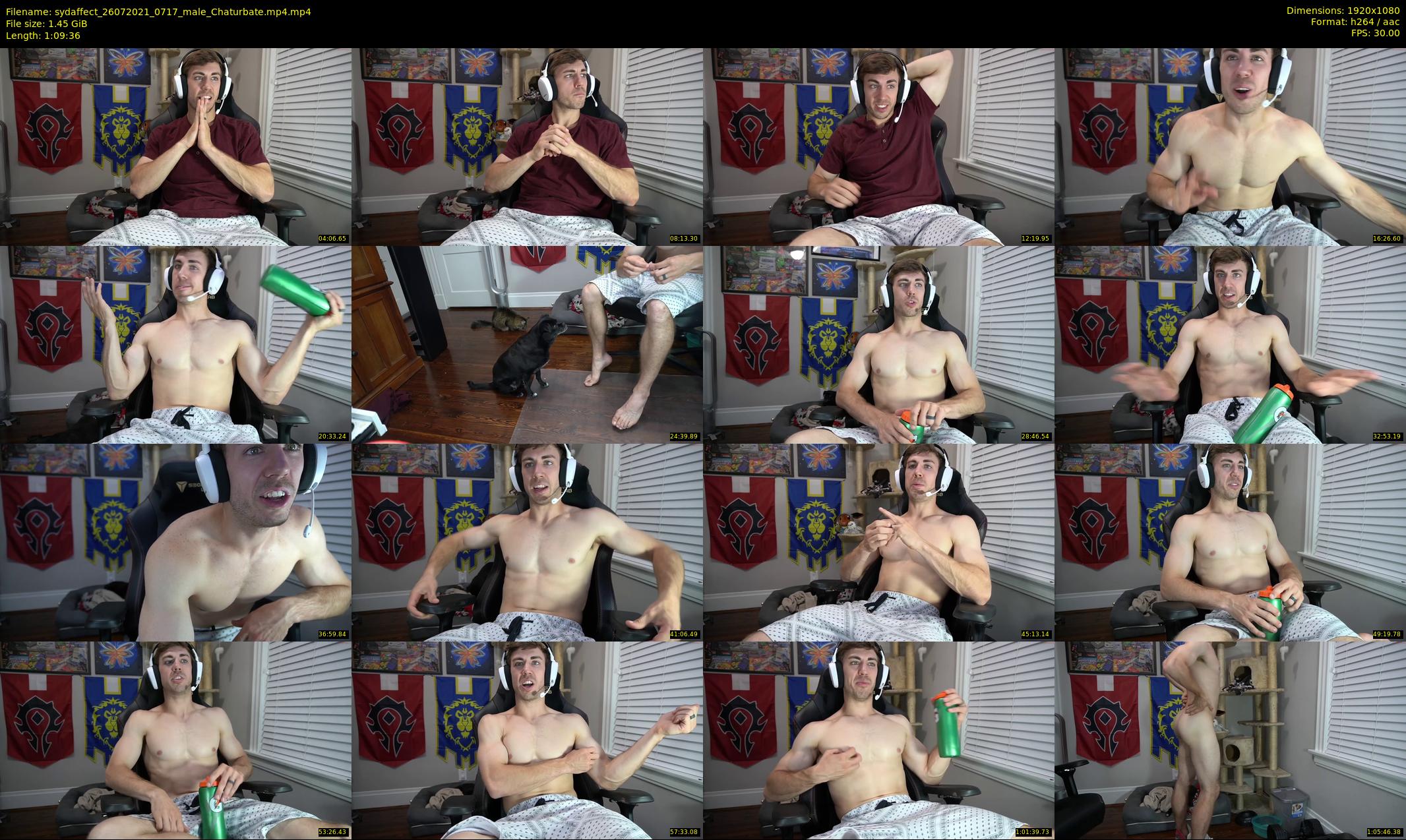 sydaffect — 70 minute Chaturbate male cam show recording, 1080p, Jul 26, 2021
