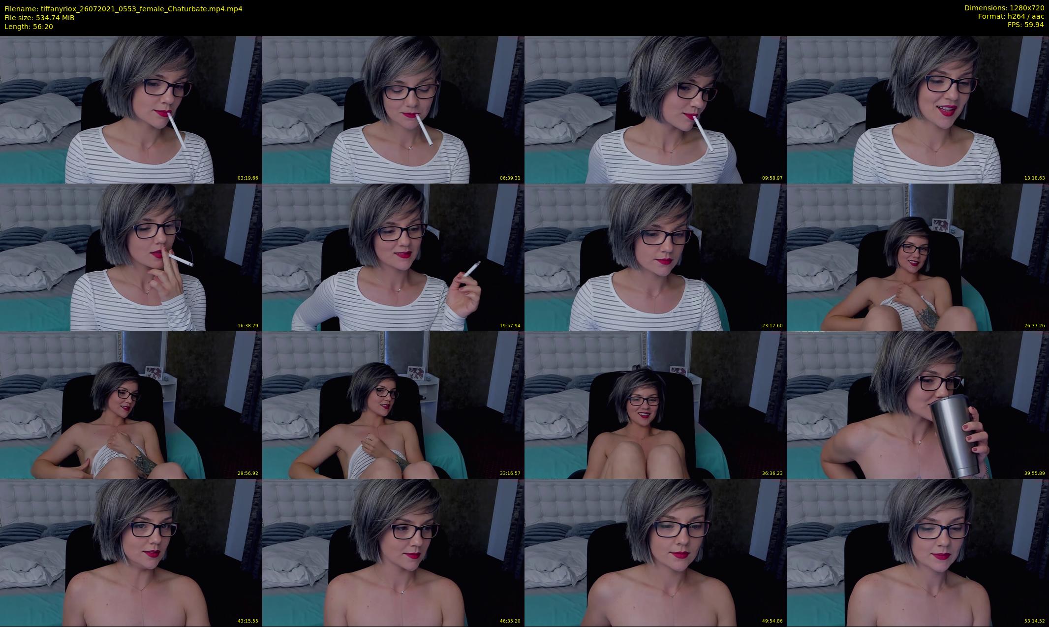 tiffanyriox — 57 minute Chaturbate female cam show recording, 720p, Jul 26, 2021