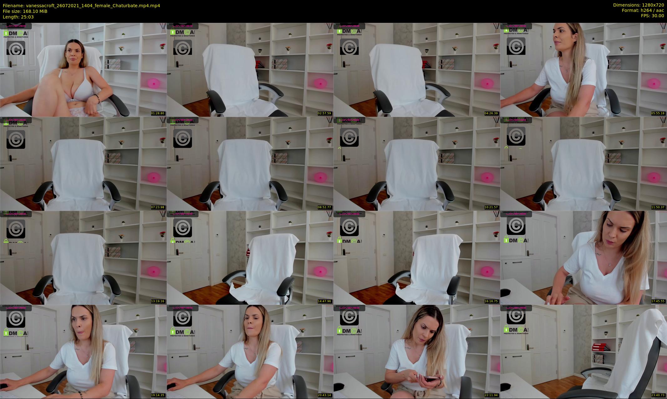 vanessacroft — 26 minute Chaturbate female cam show recording, 720p, Jul 26, 2021