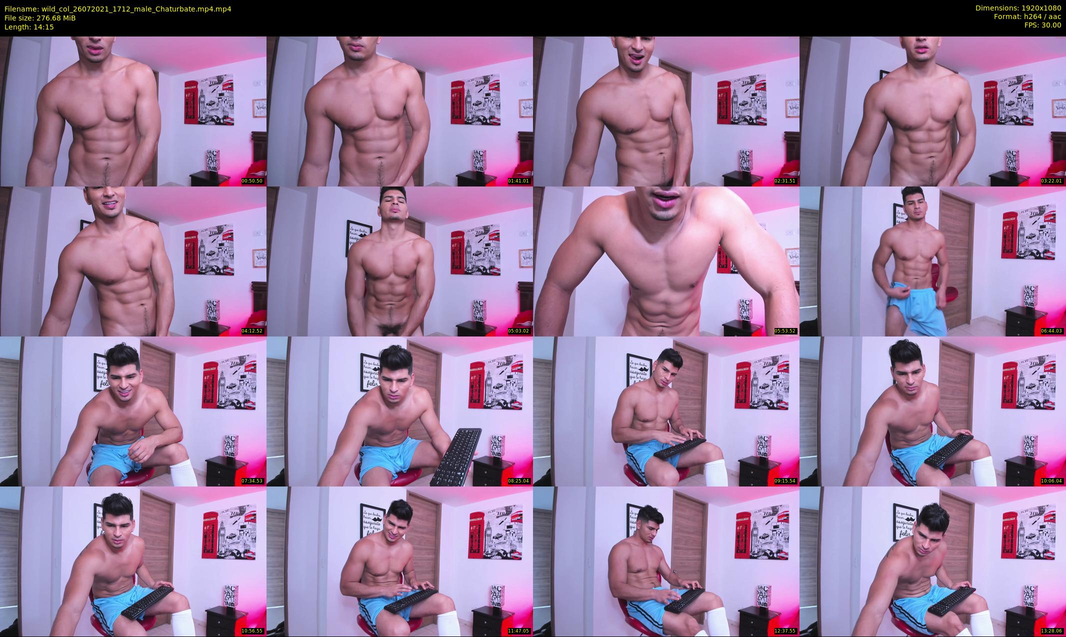 wild_col — 15 minute Chaturbate male cam show recording, 1080p, Jul 26, 2021