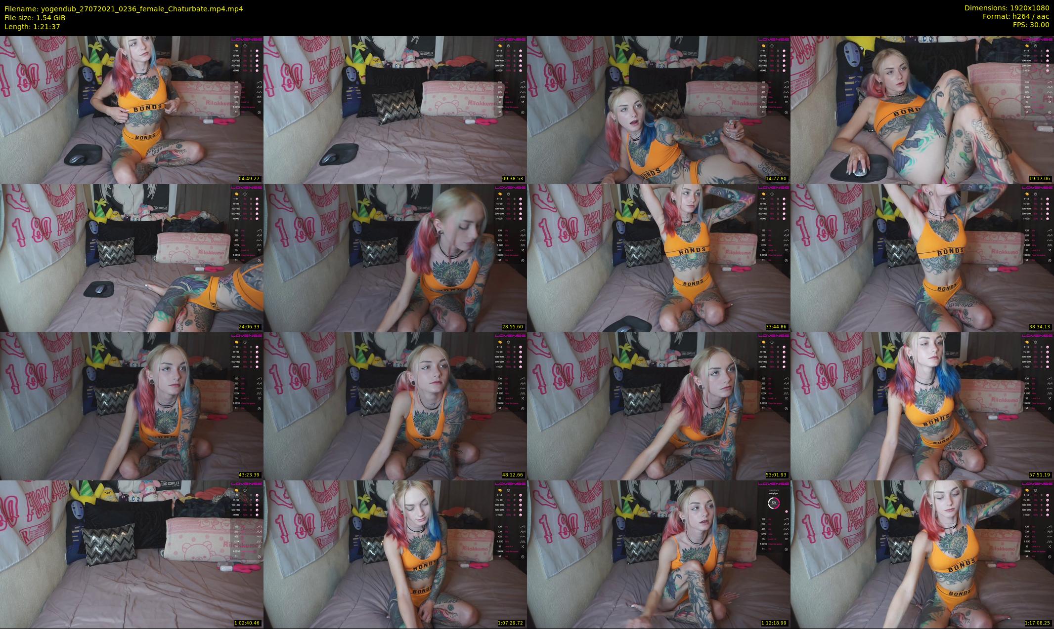 yogendub — 82 minute Chaturbate female cam show recording, 1080p, Jul 27, 2021