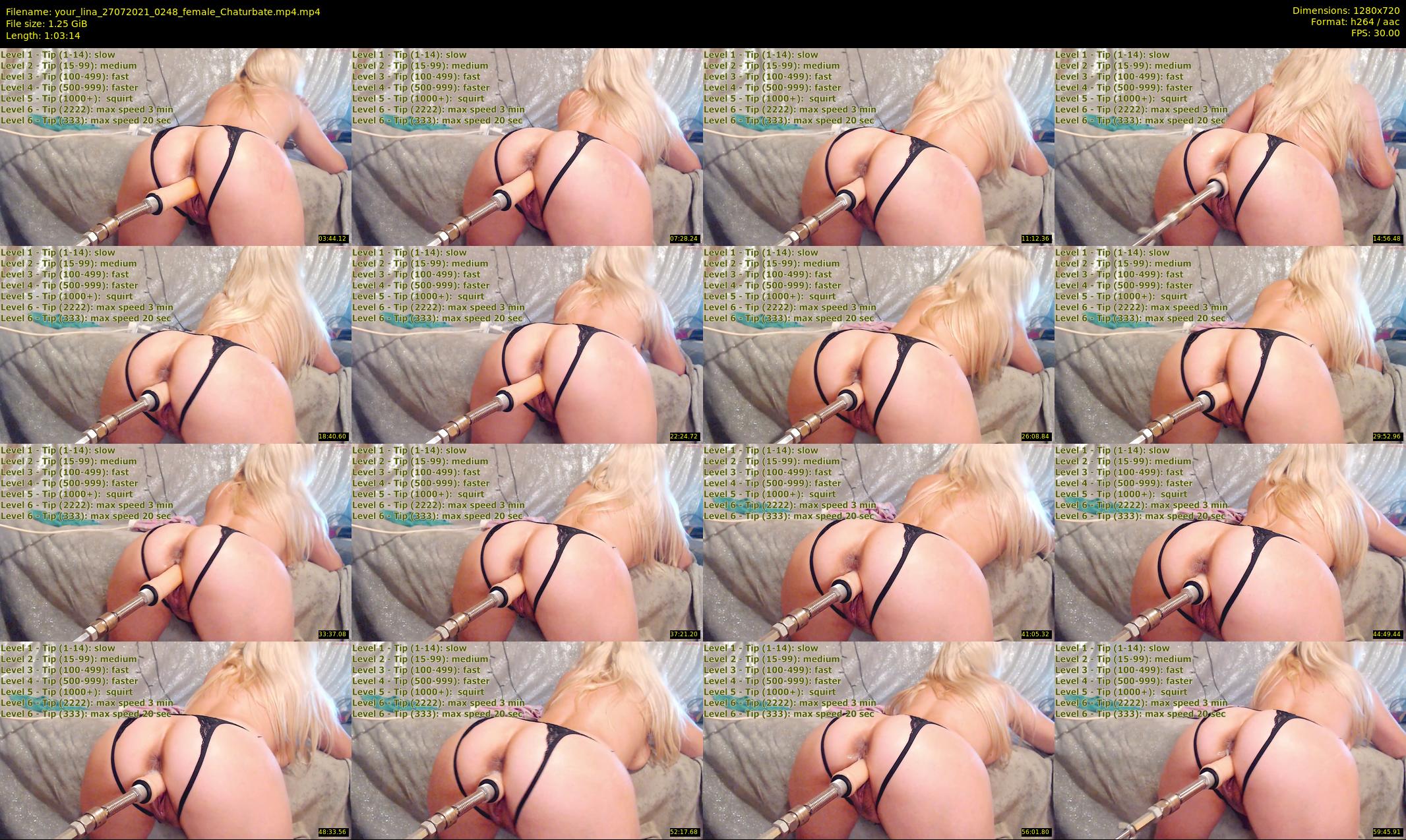 your_lina — 64 minute Chaturbate female cam show recording, 720p, Jul 27, 2021