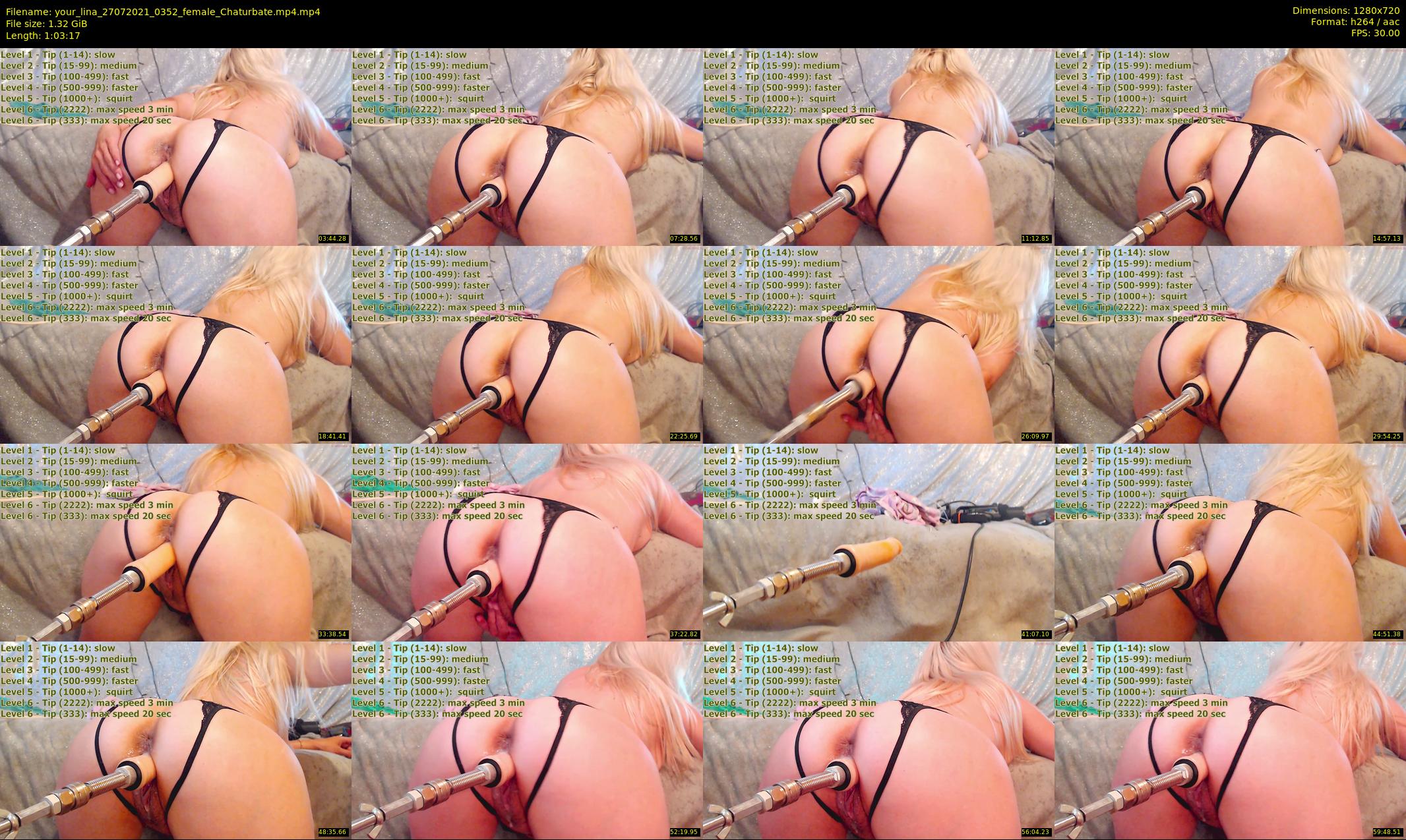 your_lina — 64 minute Chaturbate female cam show recording, 720p, Jul 27, 2021