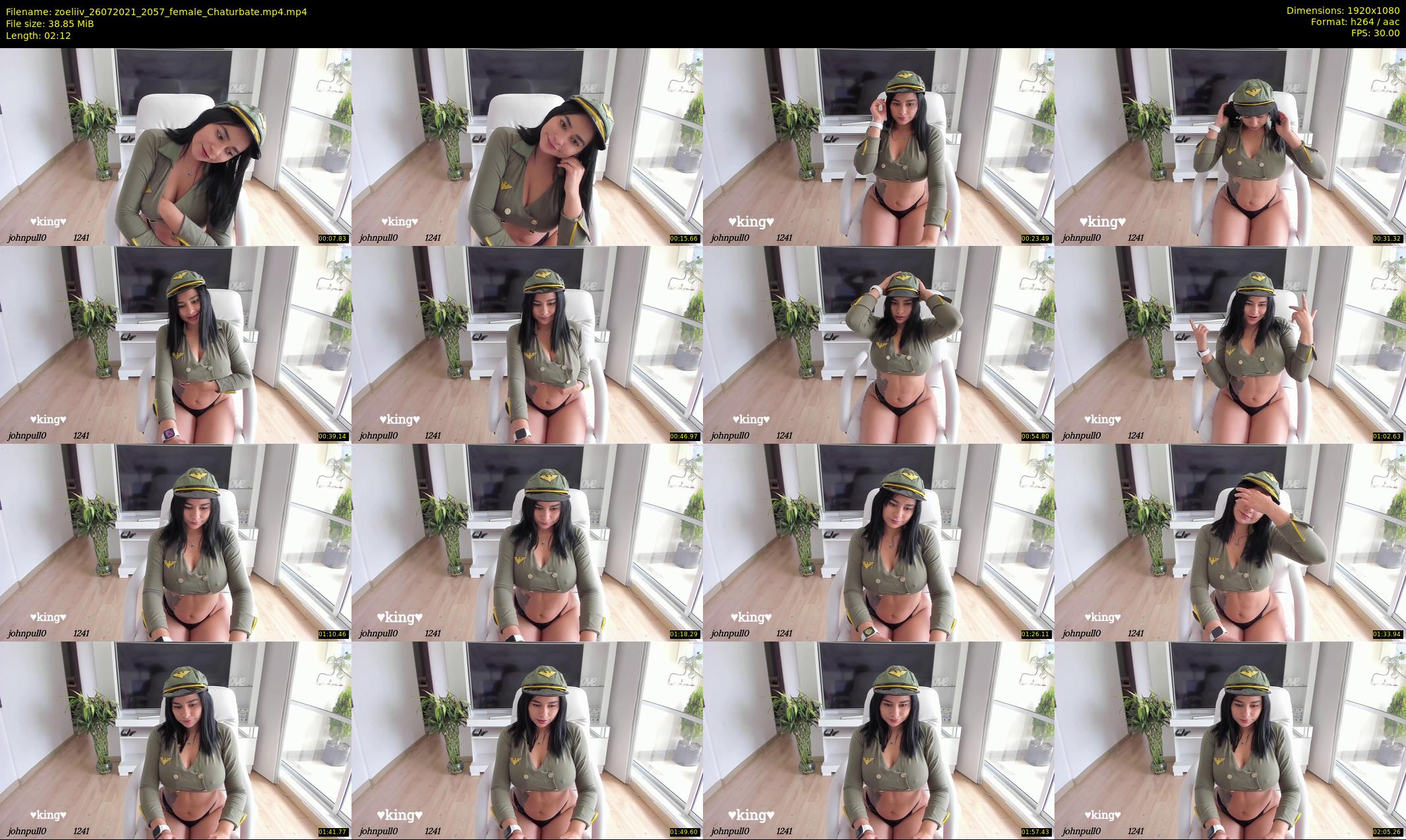 zoeliiv — 3 minute Chaturbate female cam show recording, 1080p, Jul 26, 2021