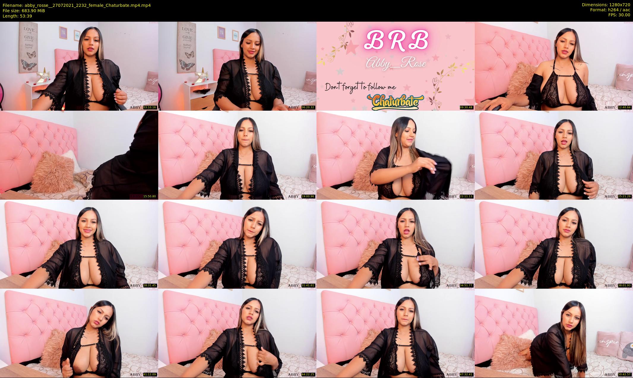 abby_rosse_ — 54 minute Chaturbate female cam show recording, 720p, Jul 27, 2021