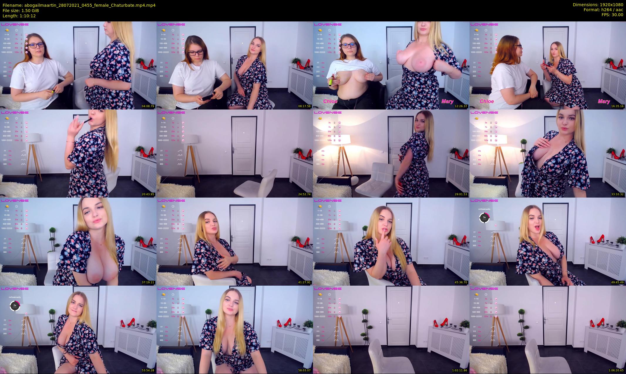 abogailmaartin — 71 minute Chaturbate female cam show recording, 1080p, Jul 28, 2021