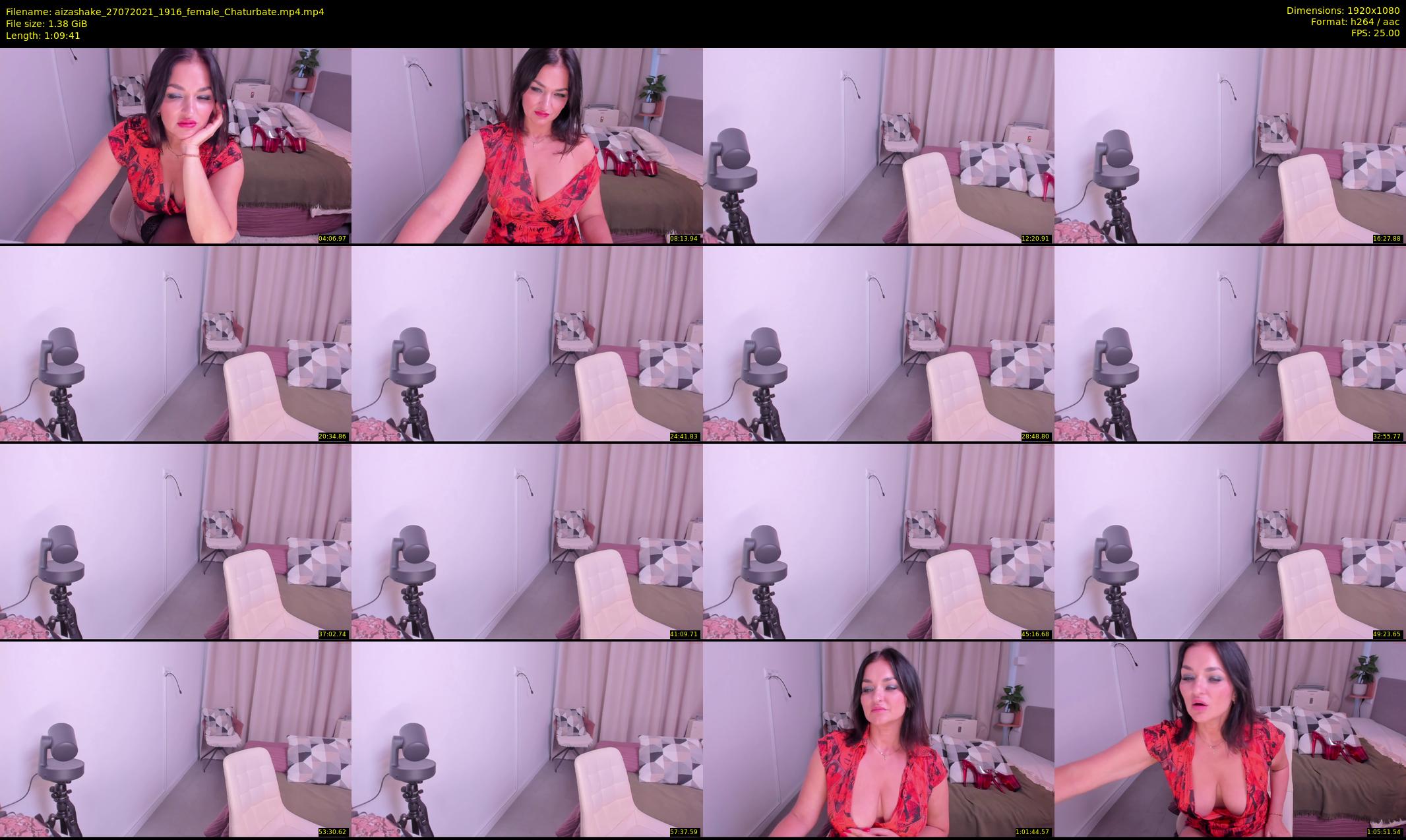 aizashake — 70 minute Chaturbate female cam show recording, 1080p, Jul 27, 2021