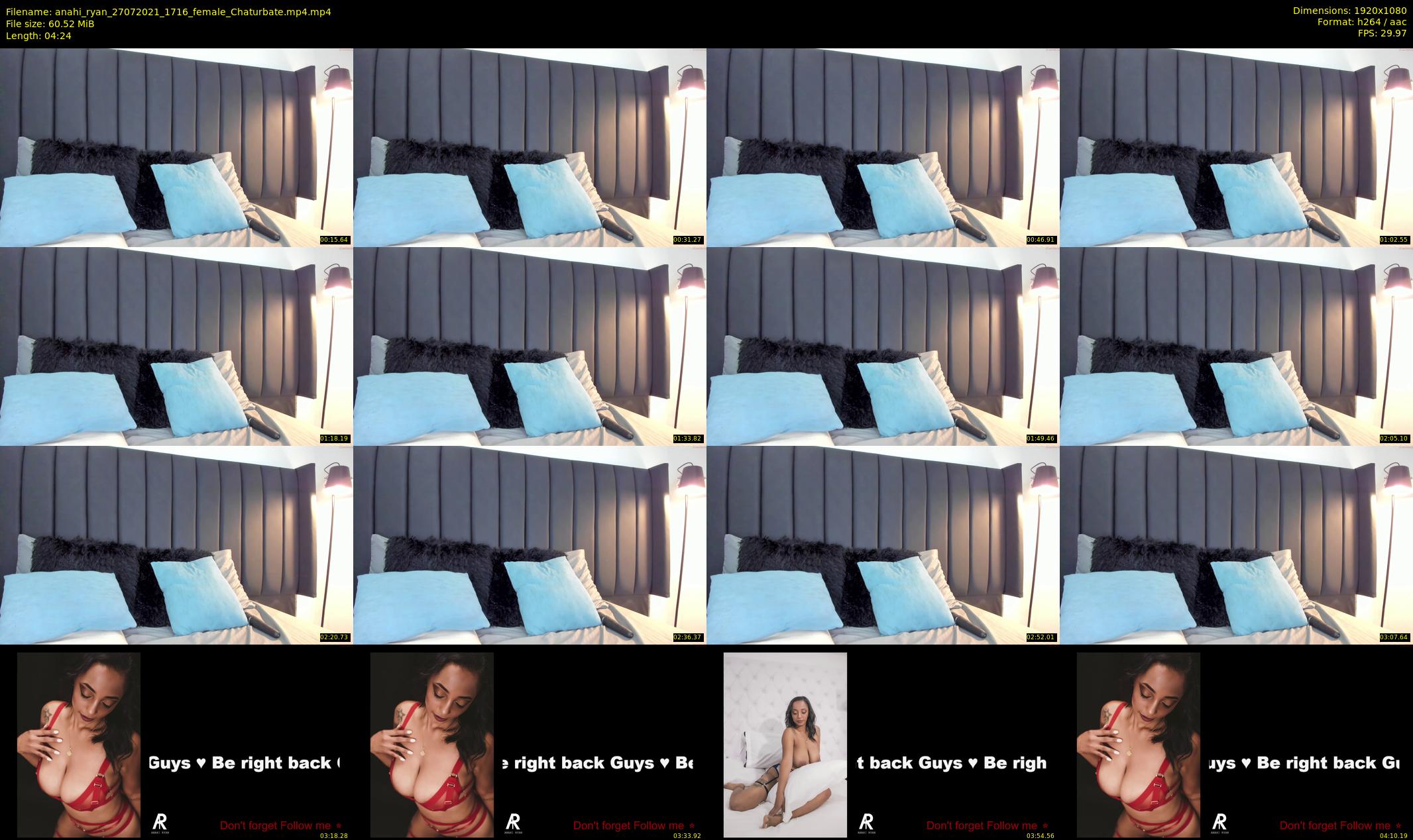 anahi_ryan — 5 minute Chaturbate female cam show recording, 1080p, Jul 27, 2021