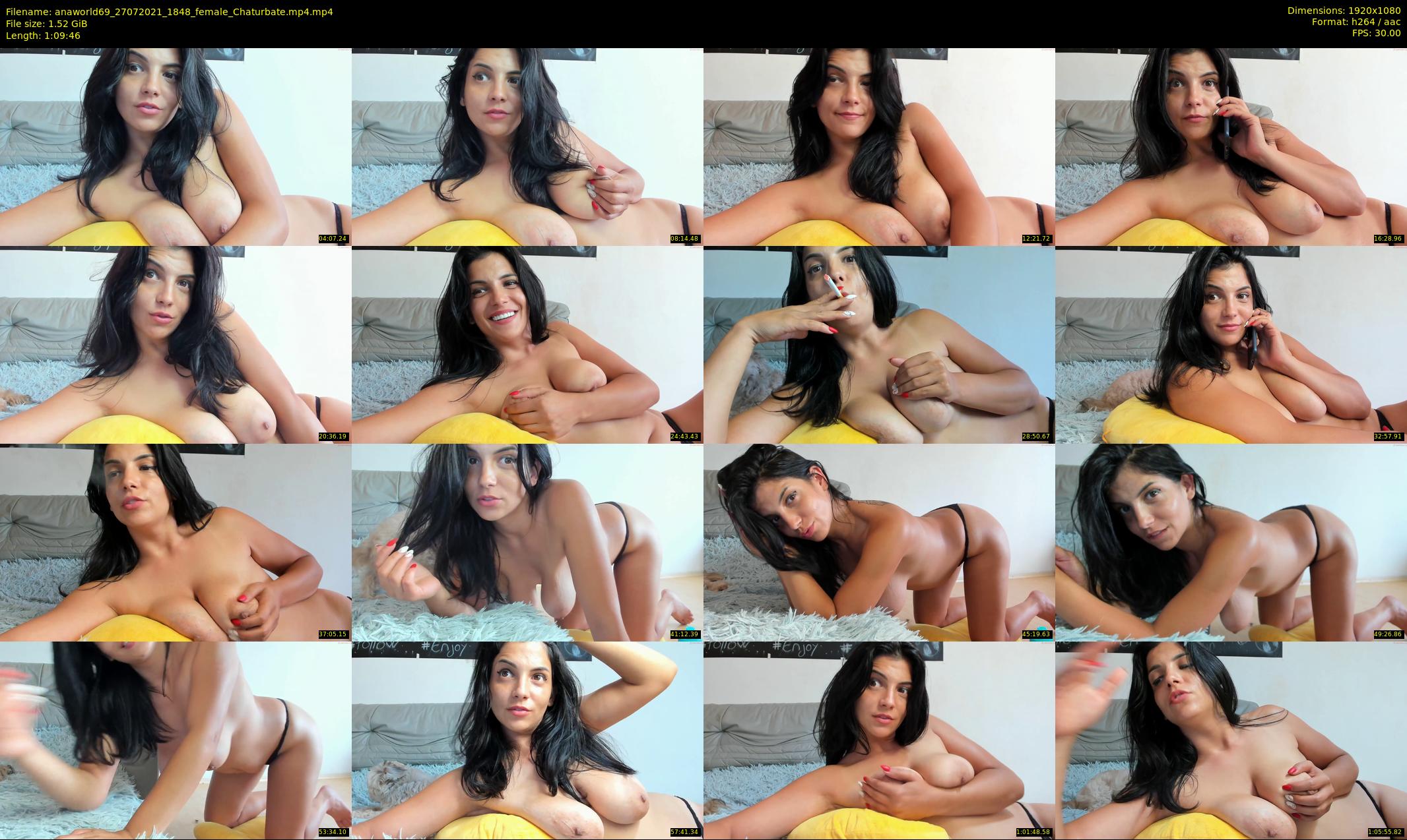 anaworld69 — 70 minute Chaturbate female cam show recording, 1080p, Jul 27, 2021